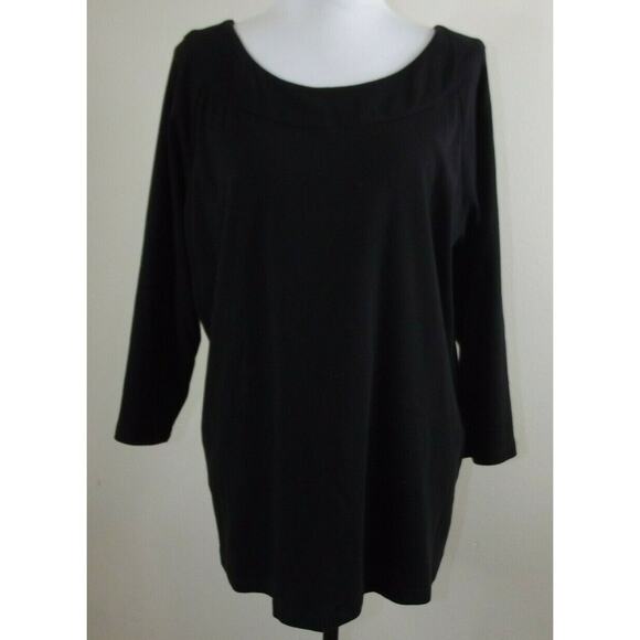 Rafaella Tops - RAFAELLA STUDIO Womens Knit Pullover TOP - Size 2X - Black